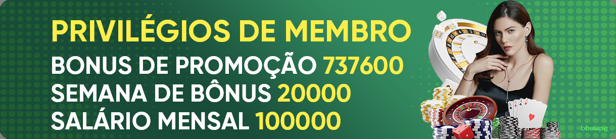 Bônus boas-vindas bbmwpg R$100